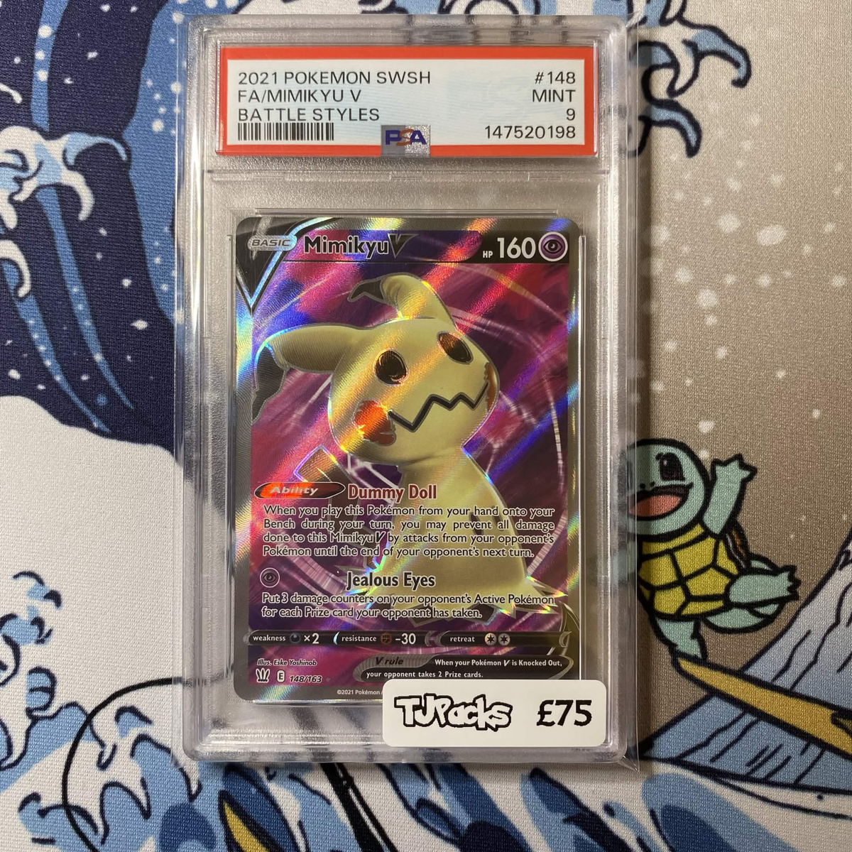 Mimikyu V 148/163 PSA 9